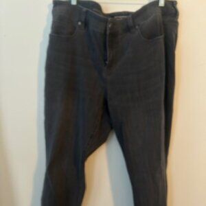 Liverpool Gray 5 pocket Ankle Skinny jeans, size 16W